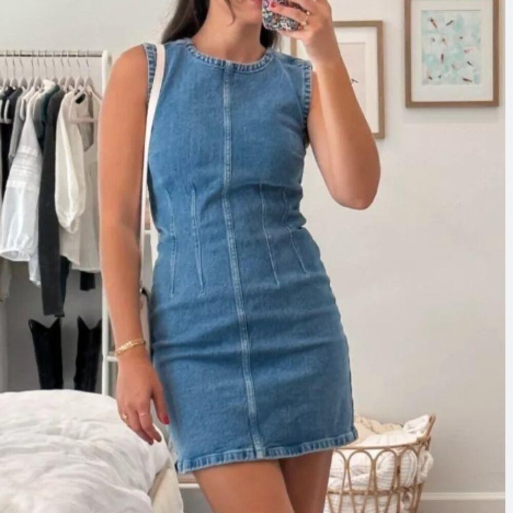 Abercrombie Shell Denim Mini Dress - SP